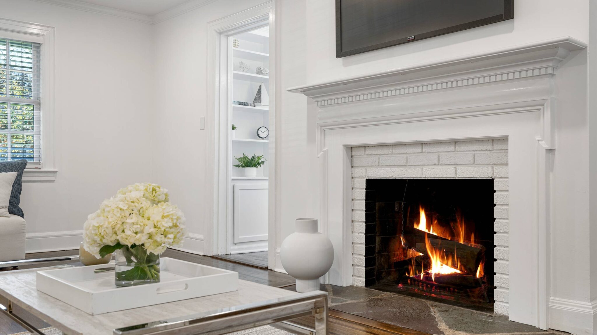 Fireplace at 17 Orsini Drive