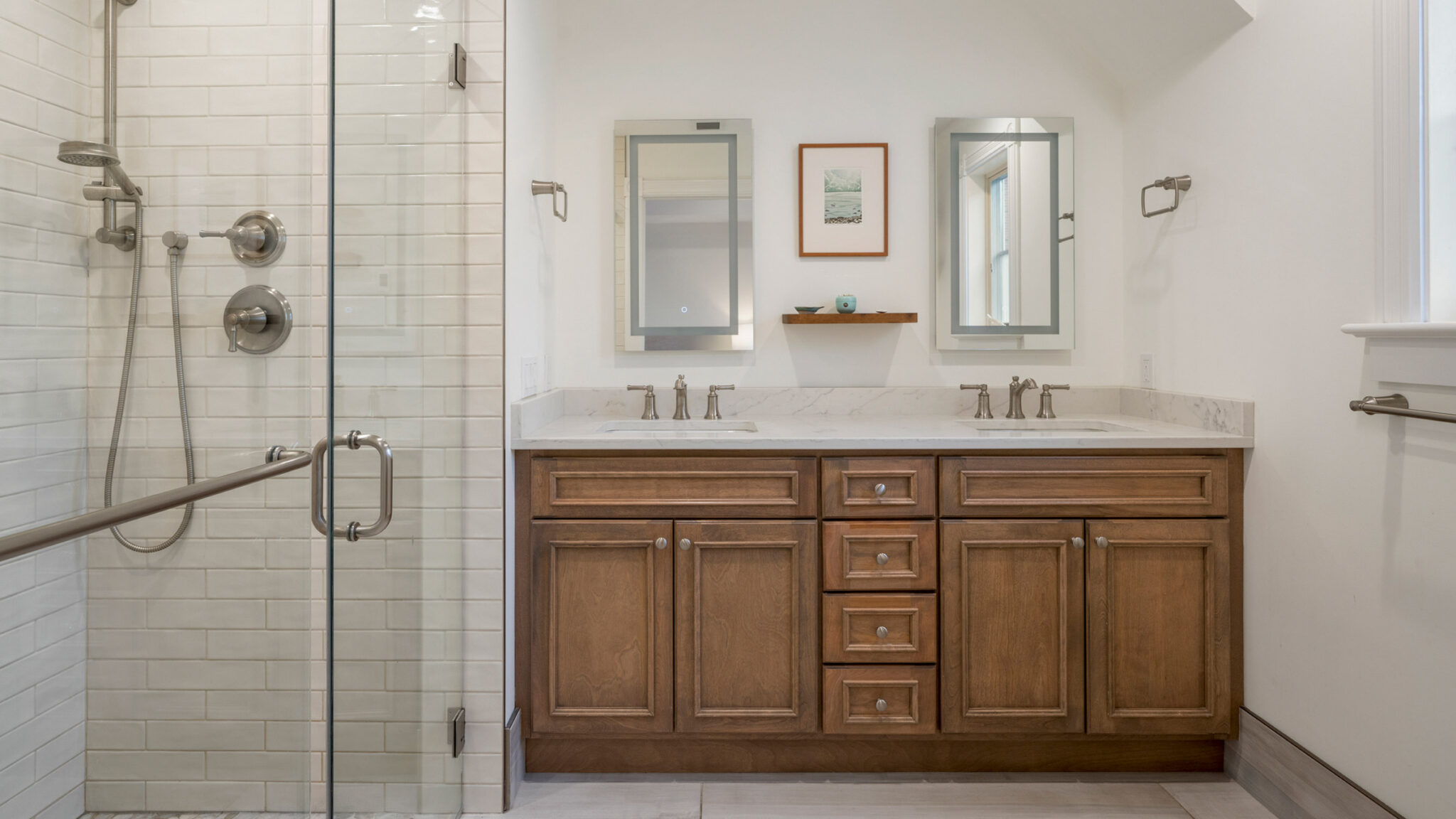 Master Bathroom Sink and Shower