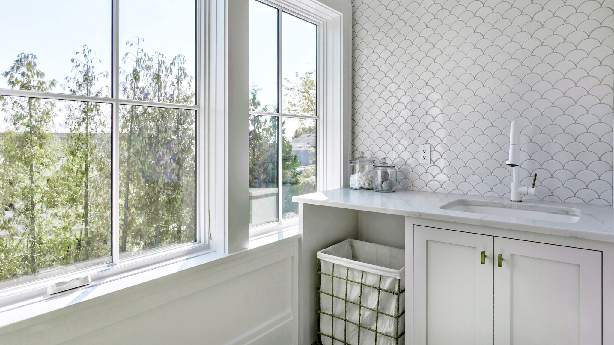 Old Greenwich new house Laundry room