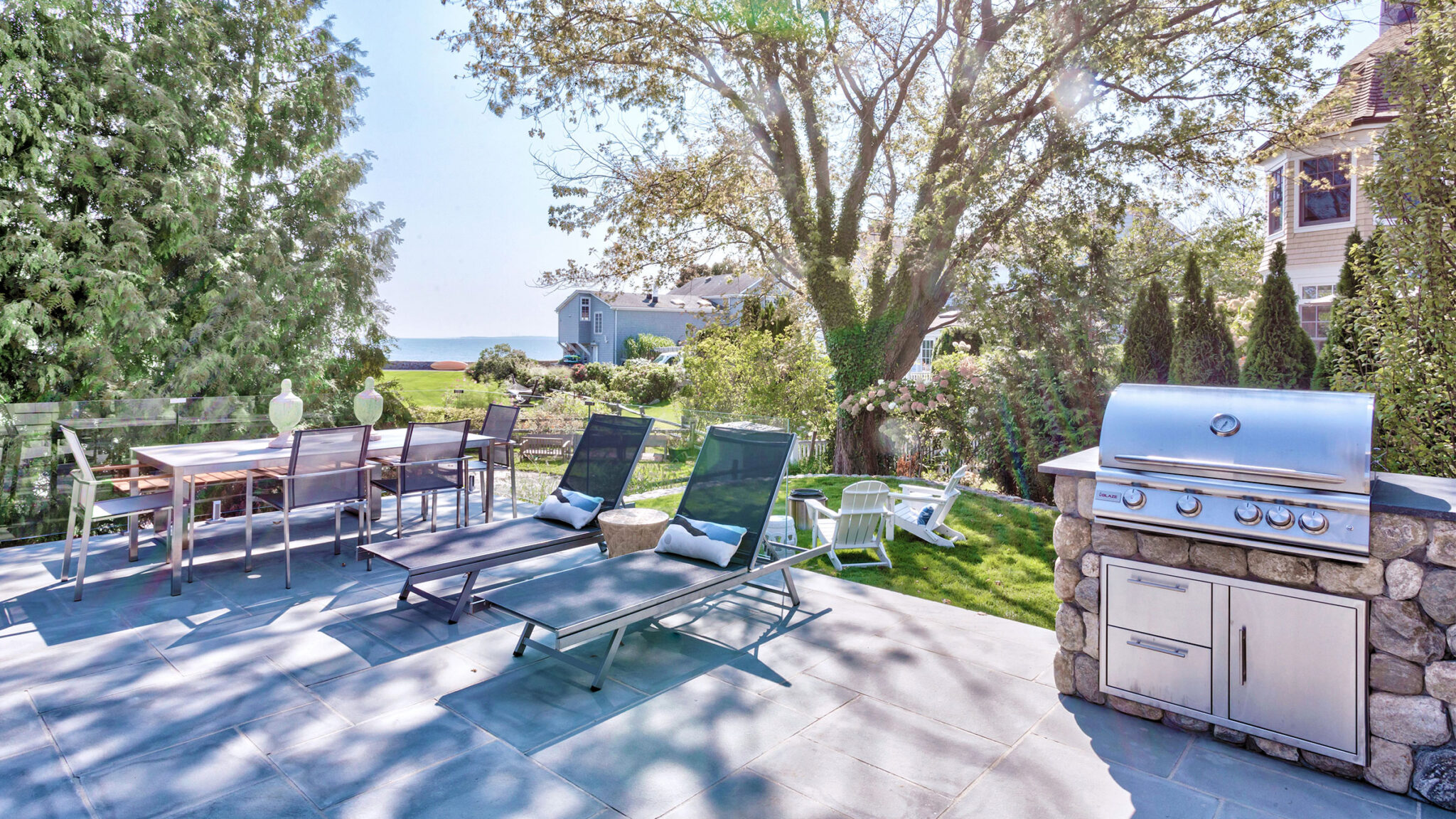 Old Greenwich new house with outdoor space and pool