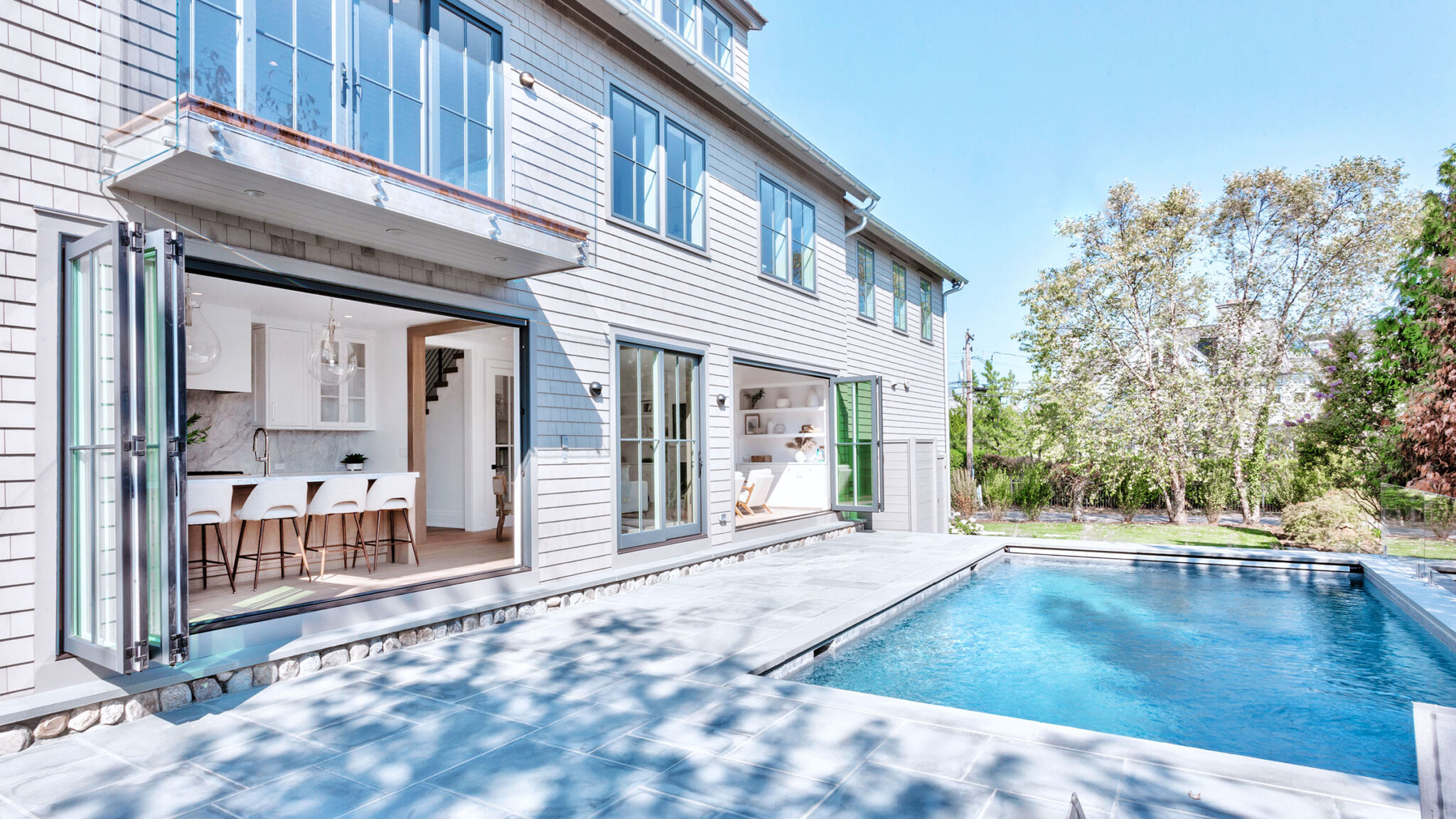 Old Greenwich new house with pool